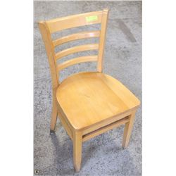 LIGHT BROWN SOLID-WOODEN CHAIRS