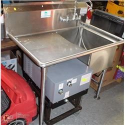 STAINLESS STEEL PREP-(ONLY) COMMERCIAL SINK