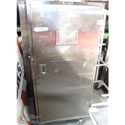 STAINLESS STEEL CABINET ON WHEELS