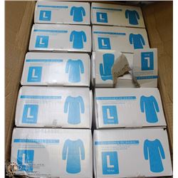 CASE OF DISPOSABLE GOWNS SIZE LARGE