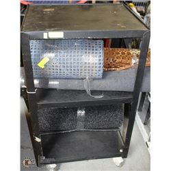 BLACK 4 WHEEL DOLLY LARGE