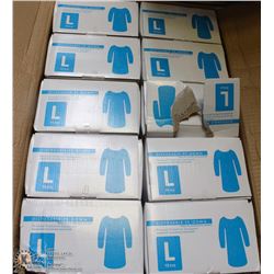 CASE OF DISPOSABLE GOWNS SIZE LARGE