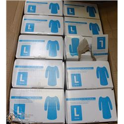 CASE OF DISPOSABLE GOWNS SIZE LARGE