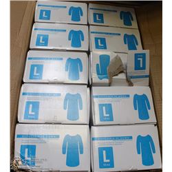 CASE OF DISPOSABLE GOWNS SIZE LARGE