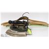 Image 1 : COLLECTIBLE ELECTRIC IRON AND CLOTHES HANGERS