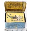 Image 1 : SUNLIGHT VINTAGE SOAP EDGEWORTH TOBACCO TIN