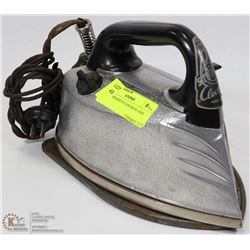 STEEM BRAND ELECTRIC STEAM IRON AND STAND