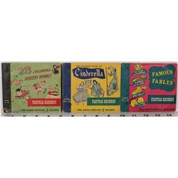 VINTAGE 1948 PLAYOLA CHILDRENS RECORDS (8QYT)