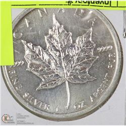 .999 SILVER 1OZ MAPLE LEAF COIN
