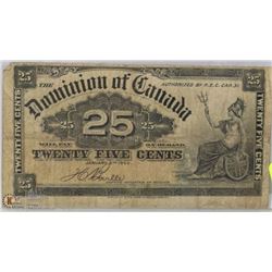 1900 CANADIAN SHINPLASTER