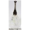 Image 1 : VINTAGE CRYSTAL DINNER BELL