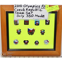 2010 CZECH TEAM PIN SET ONLY 350 MADE # ON BACKS