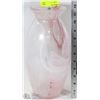 Image 1 : LARGE ITALIAN LUX PINK ART GLASS VASE