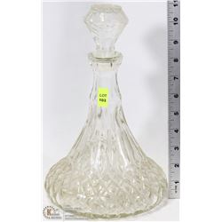 ESTATE CUT GLASS DECANTER