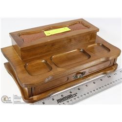 ESTATE WOOD 2-DRAWER & TOP STORAGE