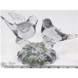 ESTATE GLASS BIRD ORNAMENT