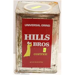 VINTAGE HILLS BROS COFFEE TIN