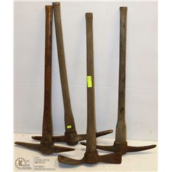 ESTATE LOT OF 4 VINTAGE PIK AXES