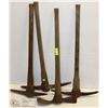 Image 1 : ESTATE LOT OF 4 VINTAGE PIK AXES