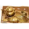 Image 1 : VINTAGE BRASS TEA POT, LARGE BRASS