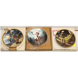ESTATE COLLECTION OF 3 ASSORTED COLLECTOR PLATES