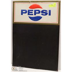 VINTAGE PEPSI BLACK BOARD SIGN