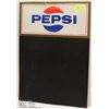 Image 1 : VINTAGE PEPSI BLACK BOARD SIGN