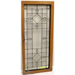 LEADED GLASS WINDOW