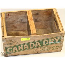 VINTAGE CANADA DRY CRATE