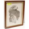 Image 1 : VINTAGE EAGLE DANCER 79/250 SIGNED SKETCH