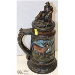 LARGE ESTATE CERAMIC STEIN