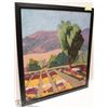 Image 1 : FRAMED SCENIC GARDEN PICTURE