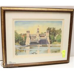 LTD ED 283/500 HUNTLEY BROWN SIGNED WATERCOLOUR