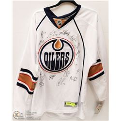 2007/07 TEAM SIGNED OILERS AWAY JERSEY