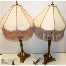 PAIR OF VINTAGE LAMPS