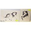 Image 1 : PAIR OF SARAH RICHARDS LTD ED SIGNED HORSE PRINTS