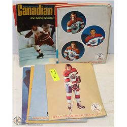 ESTATE VINTAGE HOCKEY BOOK COLLECTION INCL
