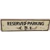 Image 1 : VINTAGE CHL RESERVED PARKING SIGN