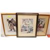 Image 1 : A SET OF 3 FRAMED NORMAN ROCKWELL PRINTS