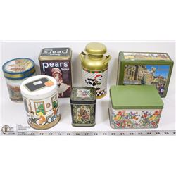 BOX OF COLLECTIBLE TINS