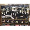 Image 1 : ASIAN ORNATE 6 PANEL ROOM DIVIDER WITH MOTHER OF