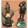 Image 1 : VINTAGE ESTATE BRONZE STATUETTE X2