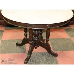 NATURAL MARBLETOP KITCHEN TABLE