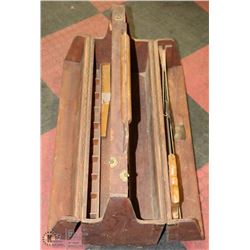 LARGE ANTIQUE WOODWORKING TOOL CASE