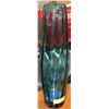 Image 1 : TALL BLUE GLASS VASE