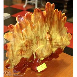 CERAMIC PEACOCK ORNAMENT