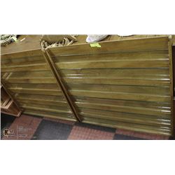 SET OF 2 WOOD 6 TIER MAGAZINE/PAMPHLET HOLDERS