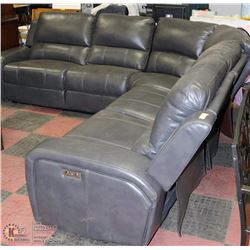 NEW GREY  ELECTRIC RECLINING SECTIONAL