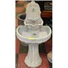 Image 1 : CONCRETE WALL WATER FOUNTAIN  3 PIECES 18"X36"