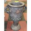 Image 1 : CONCRETE PLANT URN PAINTED MOON AND STARS 23" H